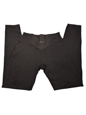 YoungLA Women's Black V-Waist High-Rise Leggings